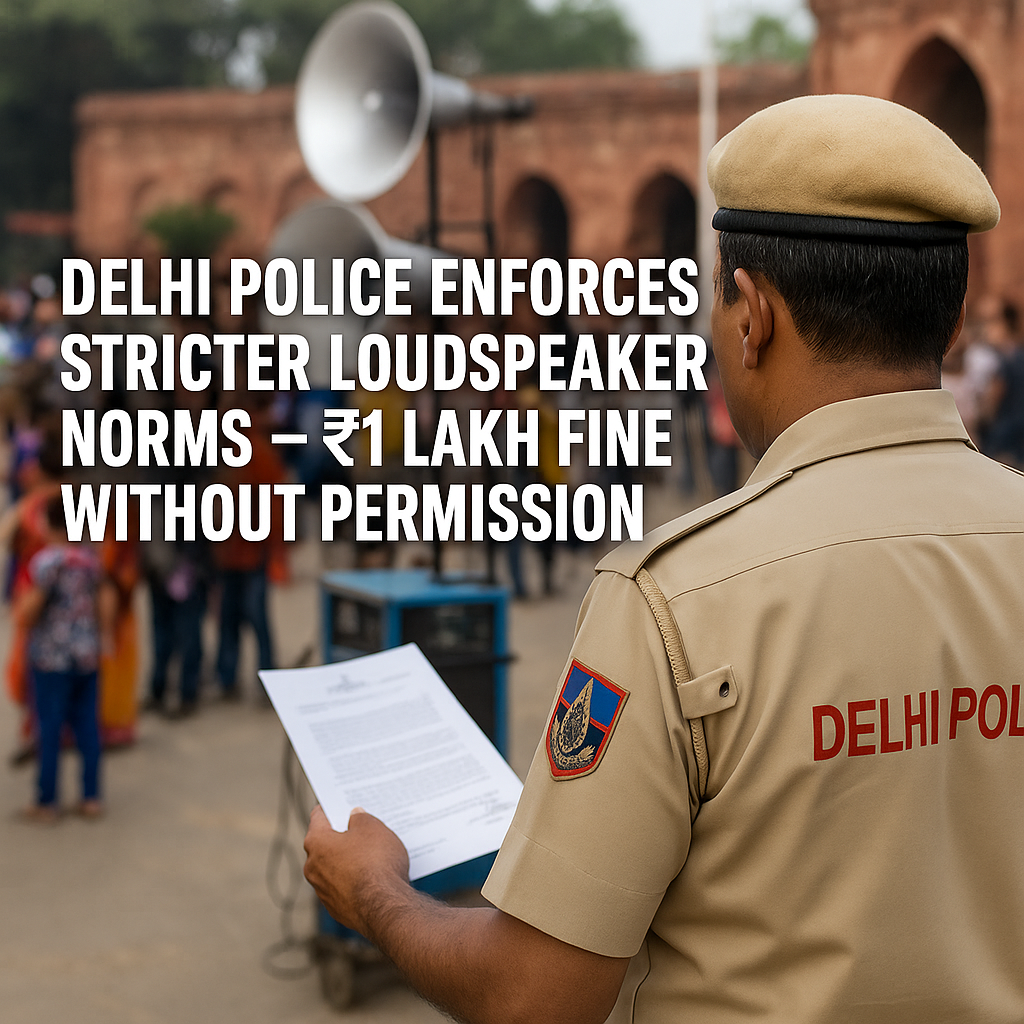loudspeaker norms in delhi