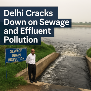 Delhi Sewage and Effluent Pollution Crackdown