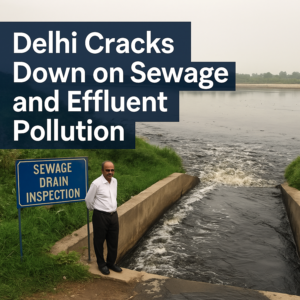 Delhi Cracks Down on Sewage and Effluent Pollution with Strict New Compliance Push