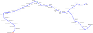Delhi metro blue line