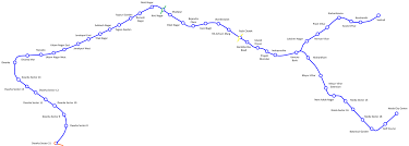 Delhi metro blue line