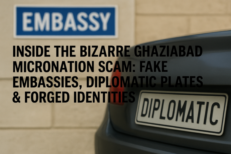 Inside the Bizarre Ghaziabad Micronation Scam: Fake Embassies, Diplomatic Plates and Forged Identities