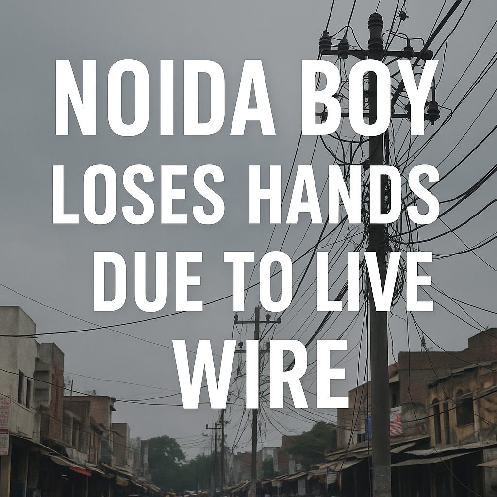 Noida boy loses both hands