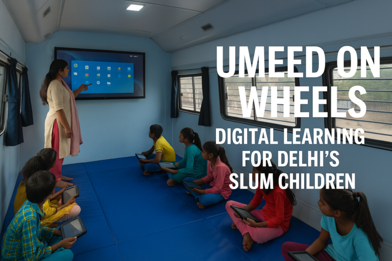 Umeed on Wheels: How a Digital Bus is Rewriting the Future for Delhi’s Slum Children
