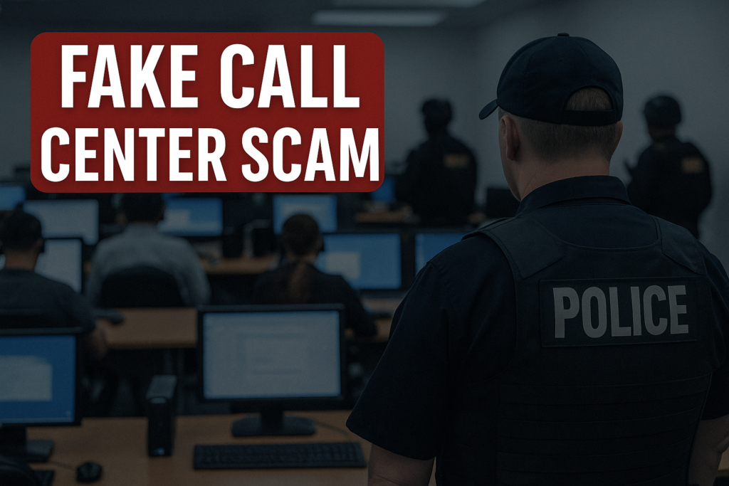 Fake Call Centre Scam Delhi