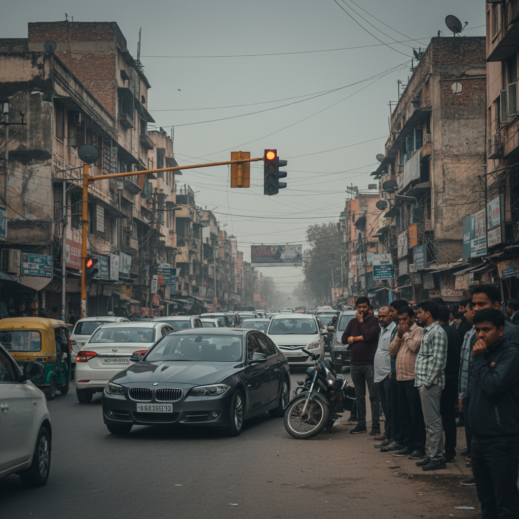 Delhi BMW Crash