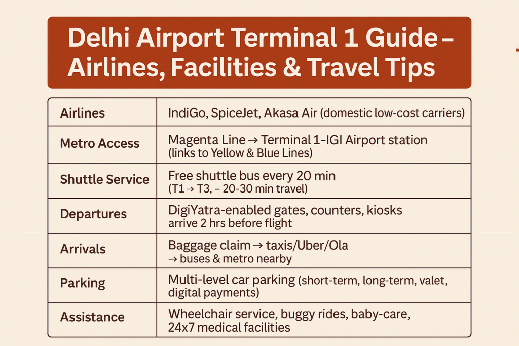 Delhi T1 Guide