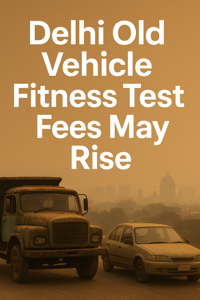 Delhi old vehicle health checkup