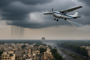 Artificia Rain in Delhi