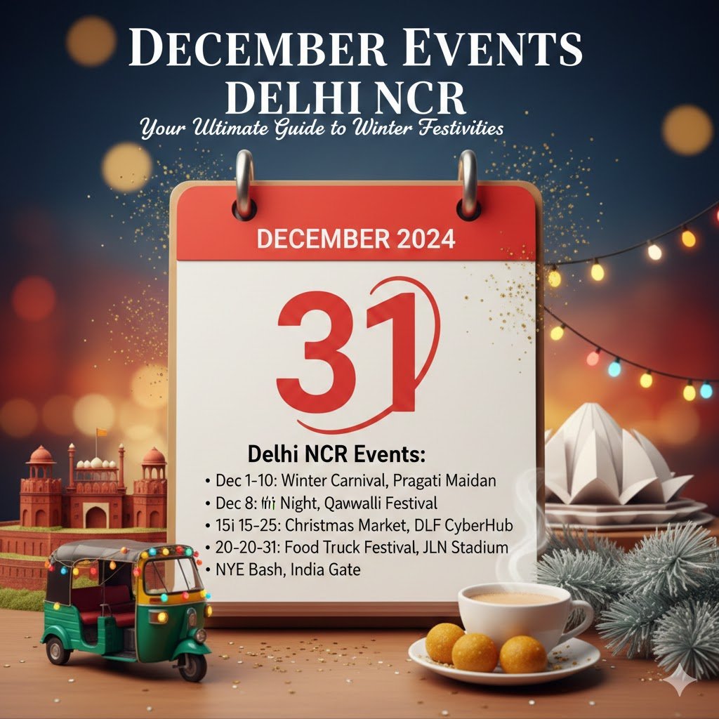 Delhi NCR in December: Your Ultimate Lifestyle Calendar for Events, Markets, Concerts and Winter Fun