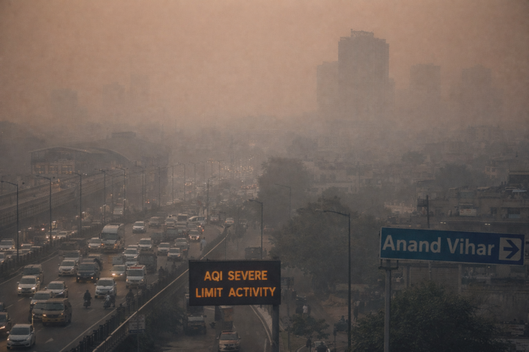 Delhi-NCR Air Pollution: AQI Remains in Severe Range, Crosses 400 in Anand Vihar and Parts of Ghaziabad