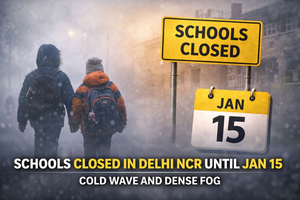 Schools closed till 15th Jan