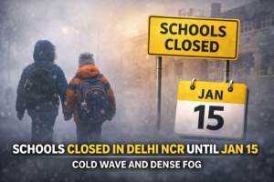 Schools closed till 15th Jan