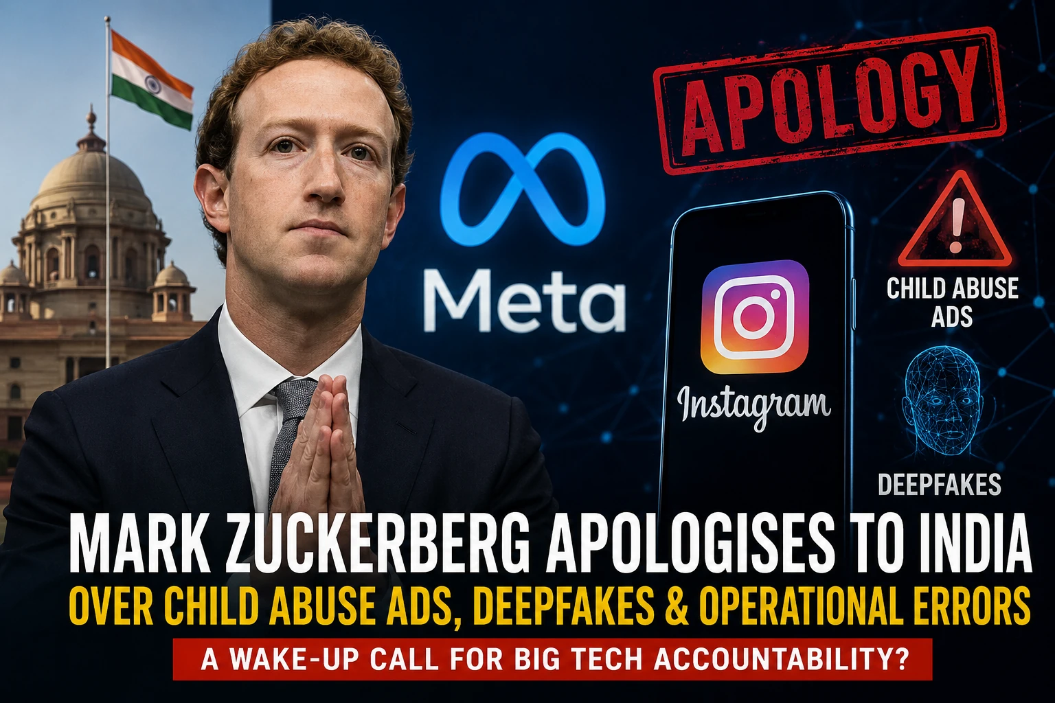 Why Mark Zuckerberg Apologised to India: Inside Meta’s Child Safety, Deepfake and AI Moderation Controversy