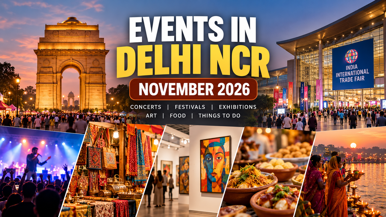 Events in Delhi NCR in November 2026: Concerts, Festivals and Exhibitions